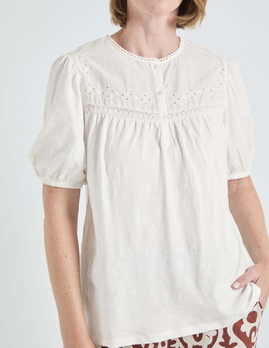 Blusa manga corta para mujer 3