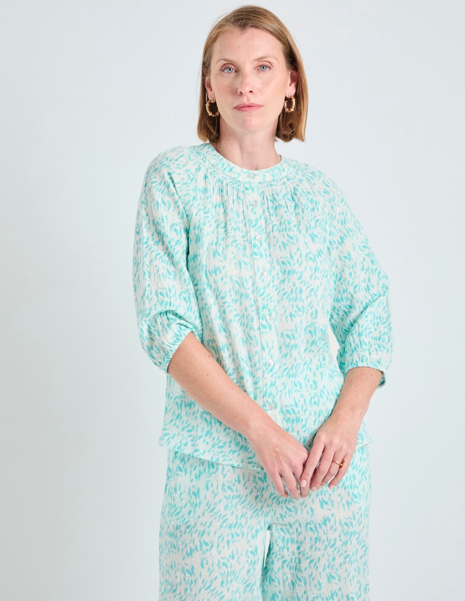 Blusa manga 3/4 para mujer 3