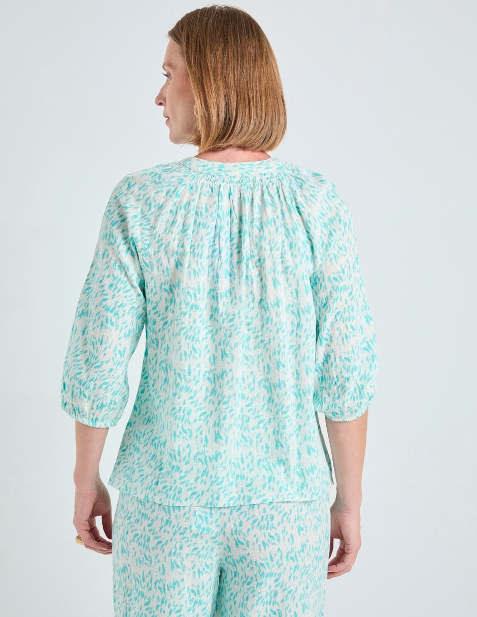 Blusa manga 3/4 para mujer 6
