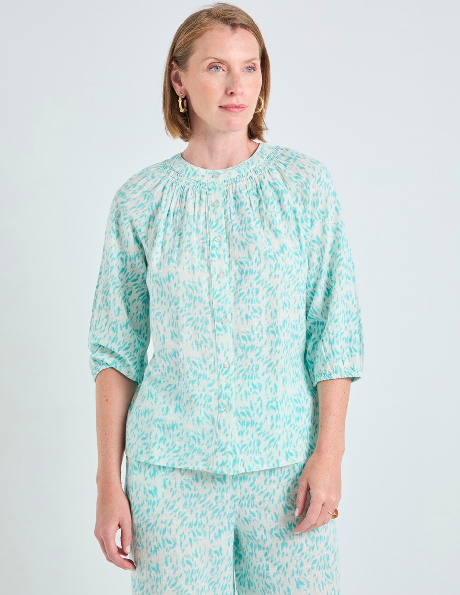 Blusa manga 3/4 para mujer 1