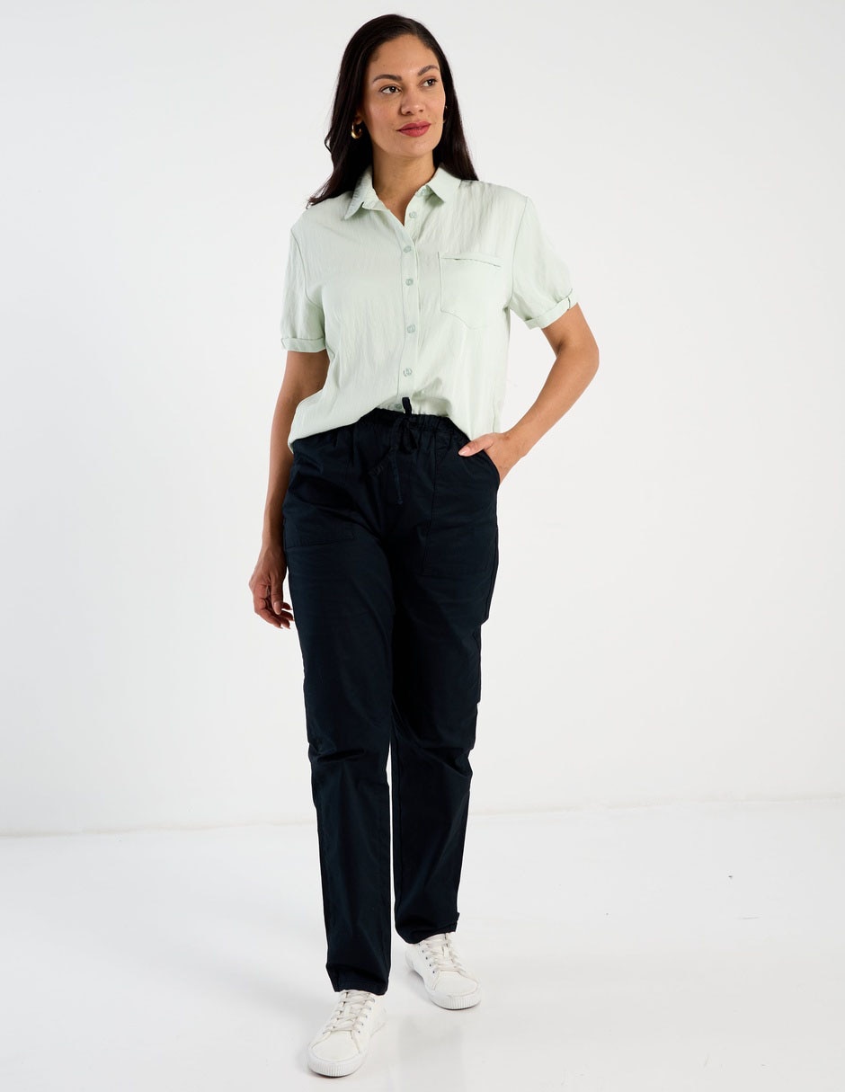 Blusa manga corta para mujer 4