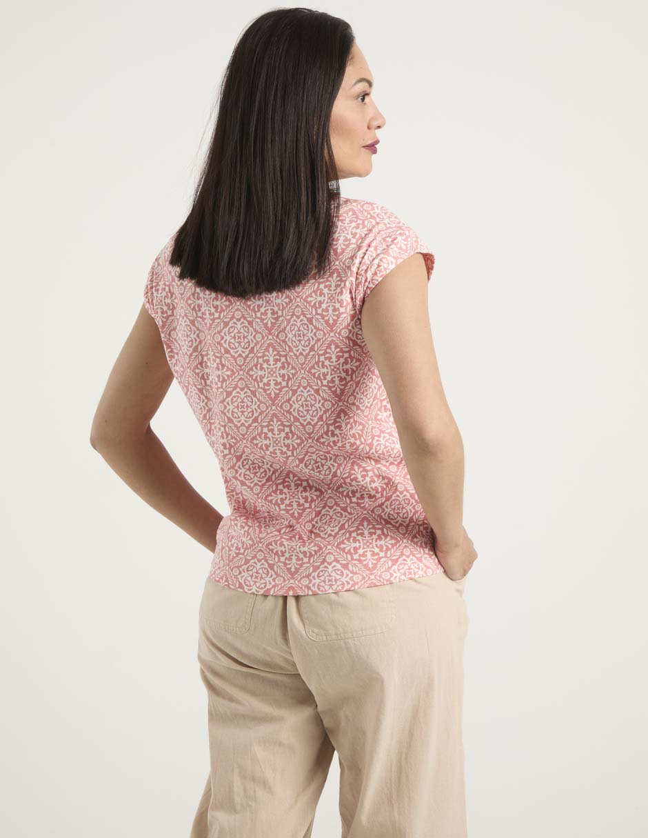Playera manga corta Weekend cuello redondo para mujer