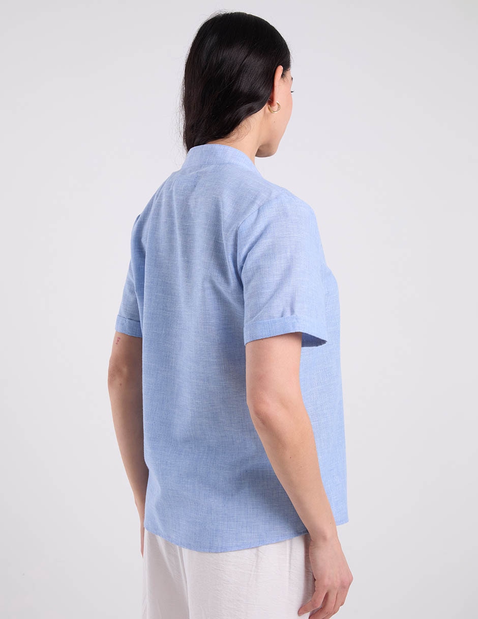 Blusa manga corta para mujer 6