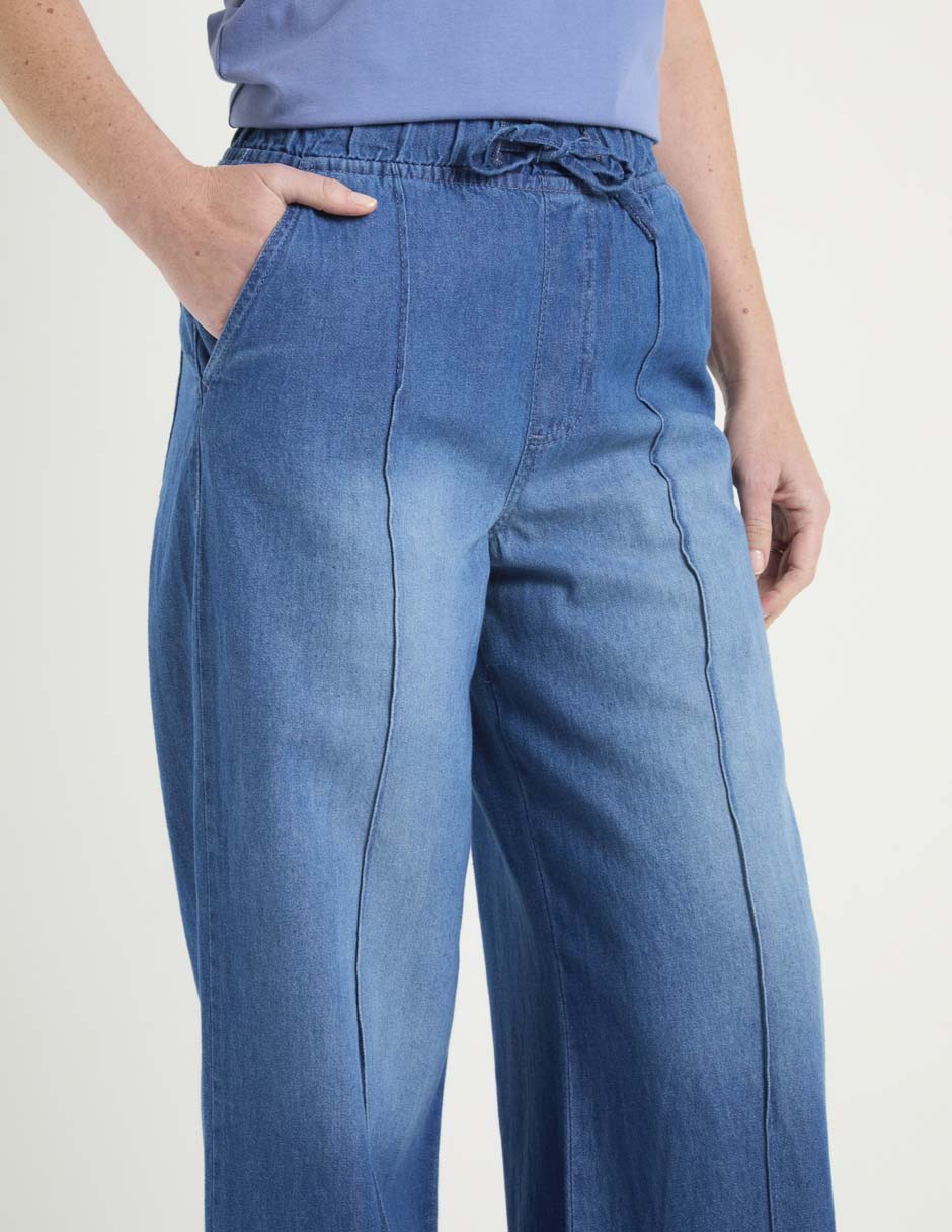 Jeans relaxed flare cintura media Weekend para mujer
