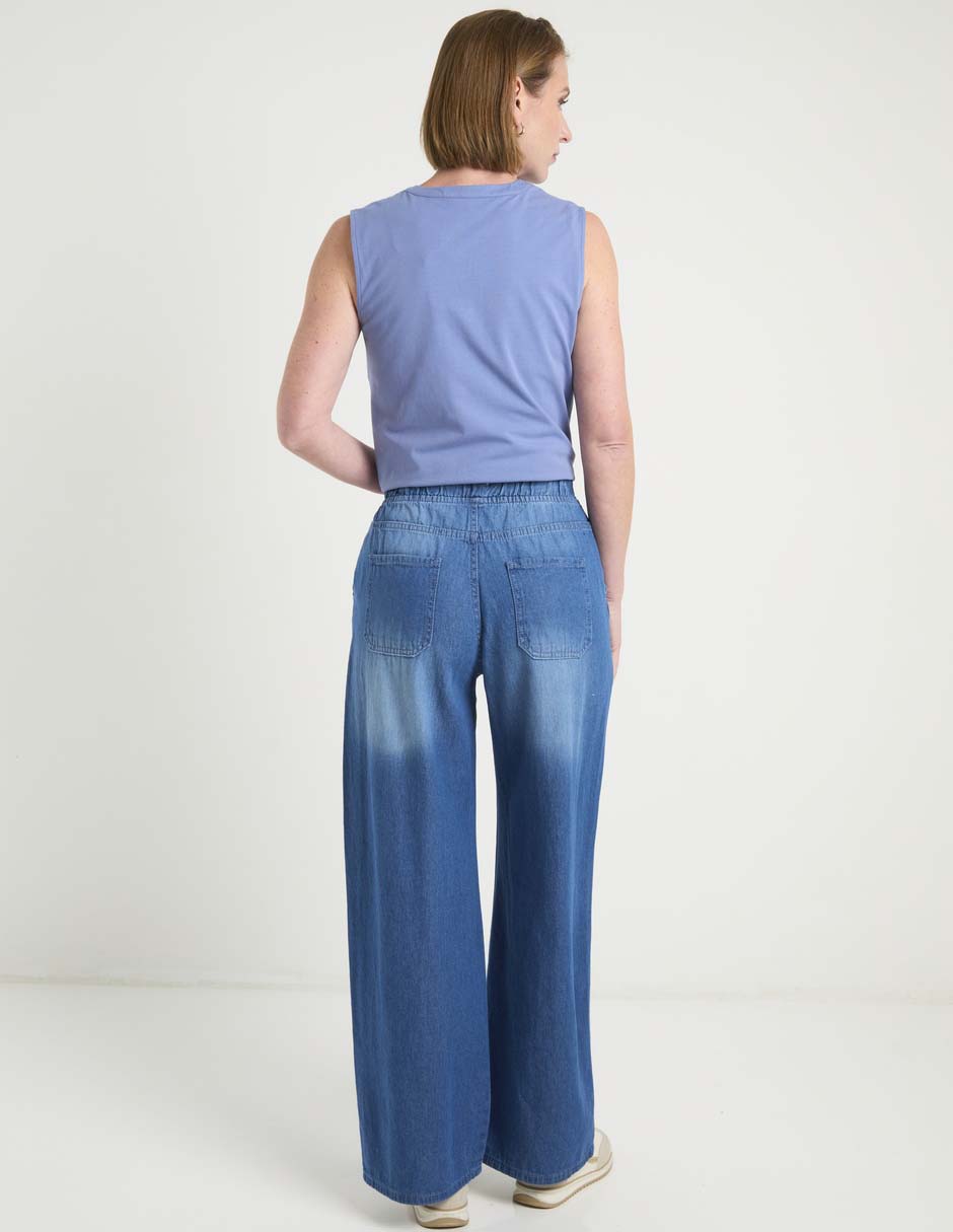 Jeans relaxed flare cintura media Weekend para mujer