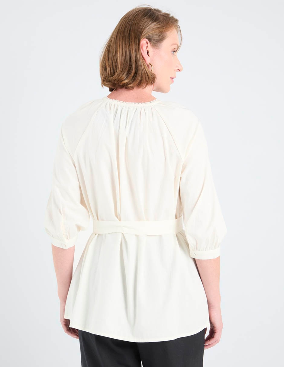 Blusa Weekend manga al codo para mujer