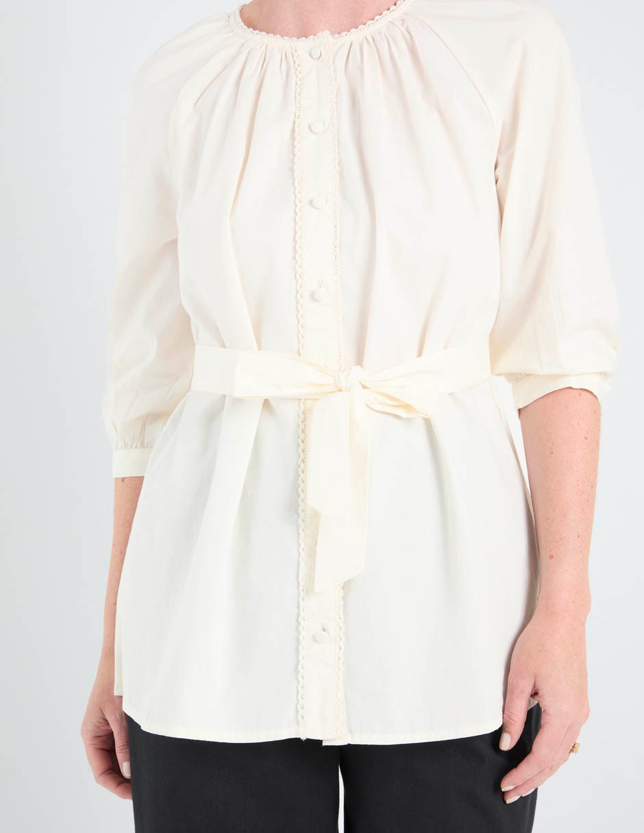 Blusa Weekend manga al codo para mujer