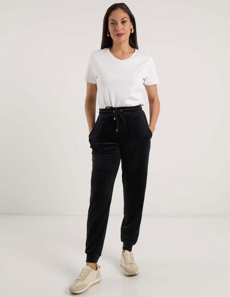 Pants regular con agujeta para mujer 5