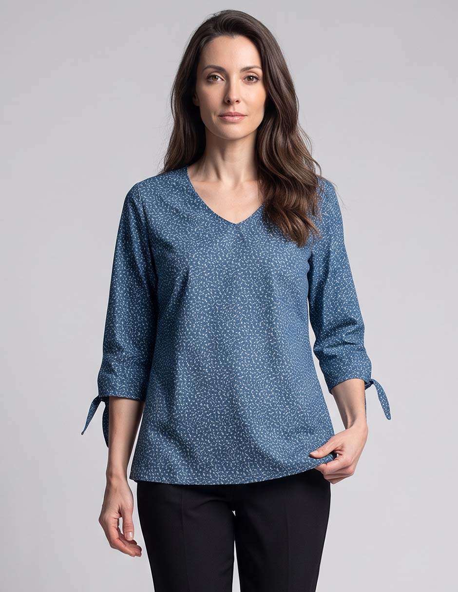 Blusa manga 3/4 para mujer