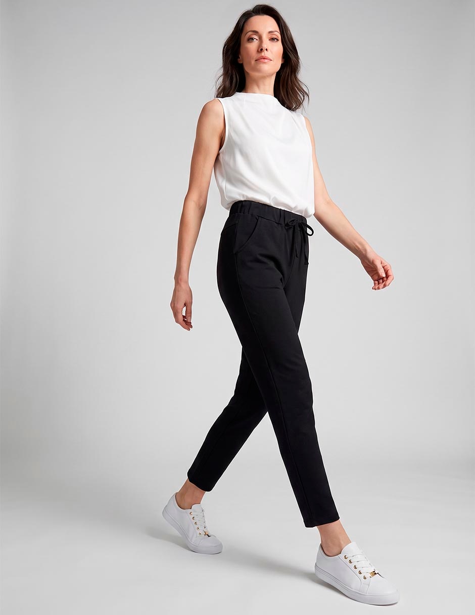 Pantalón capri slim para mujer