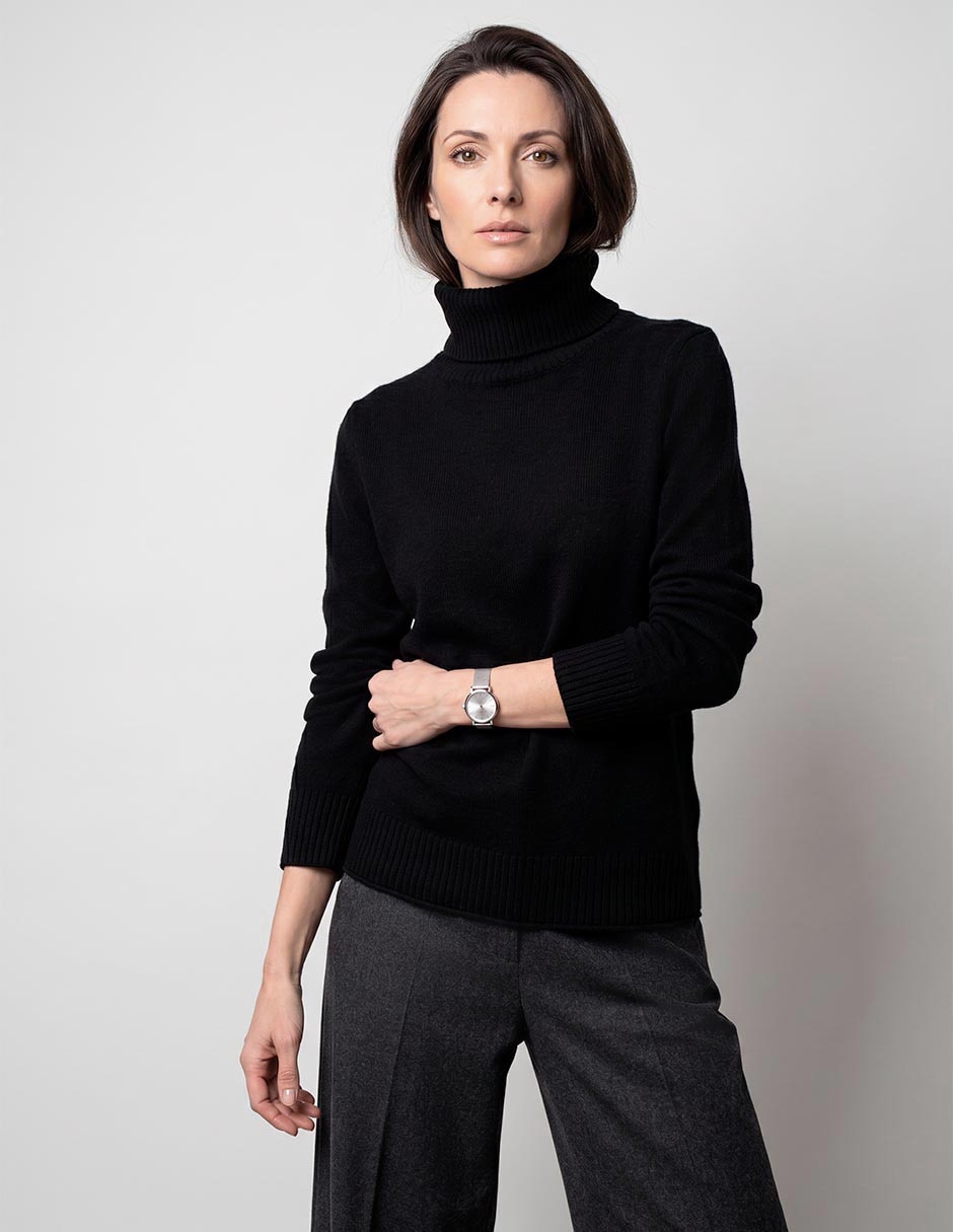 Suéter cuello alto para mujer 1