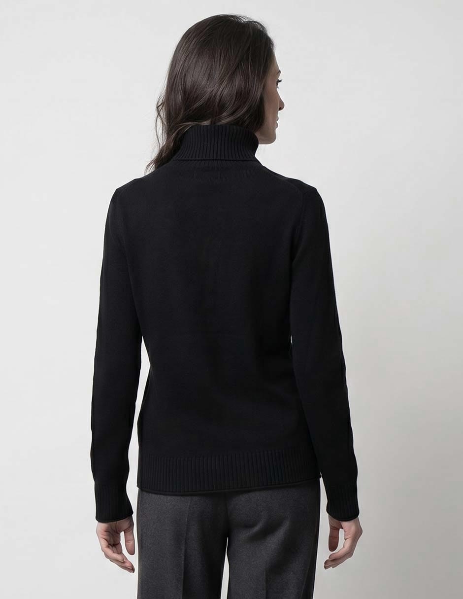 Suéter cuello alto para mujer 2
