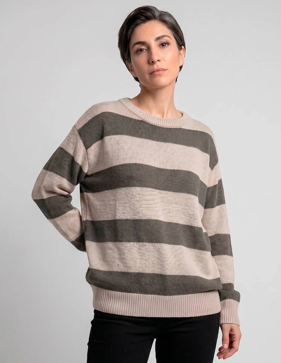 Suéter cuello redondo para mujer Suéter cuello redondo para mujer