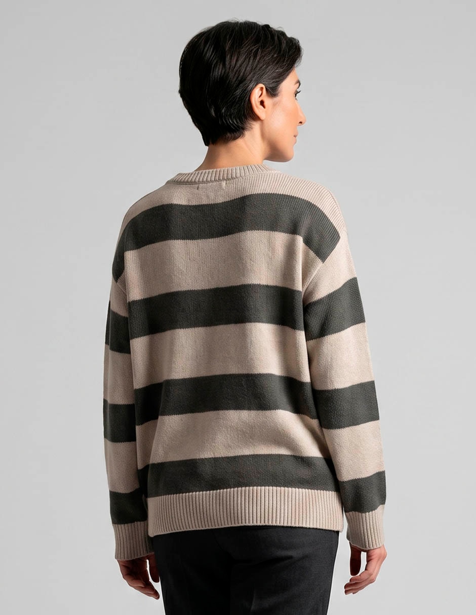 Suéter cuello redondo para mujer 3