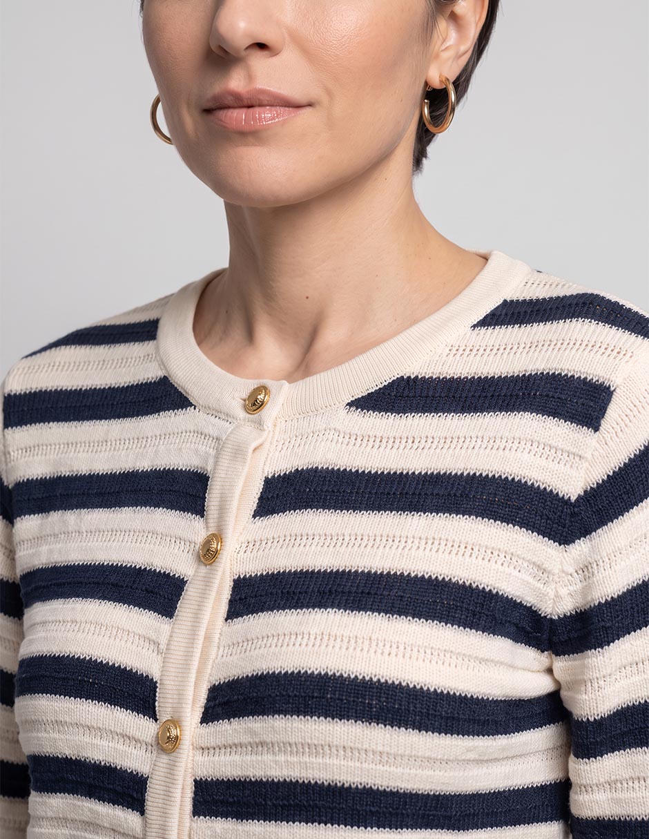 Suéter cuello redondo para mujer 2