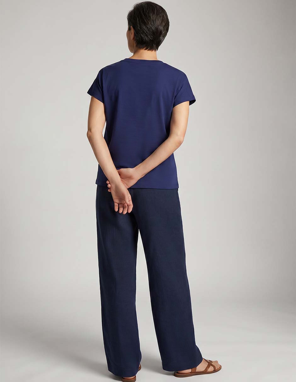 Playera weekend cuello redondo para mujer 3