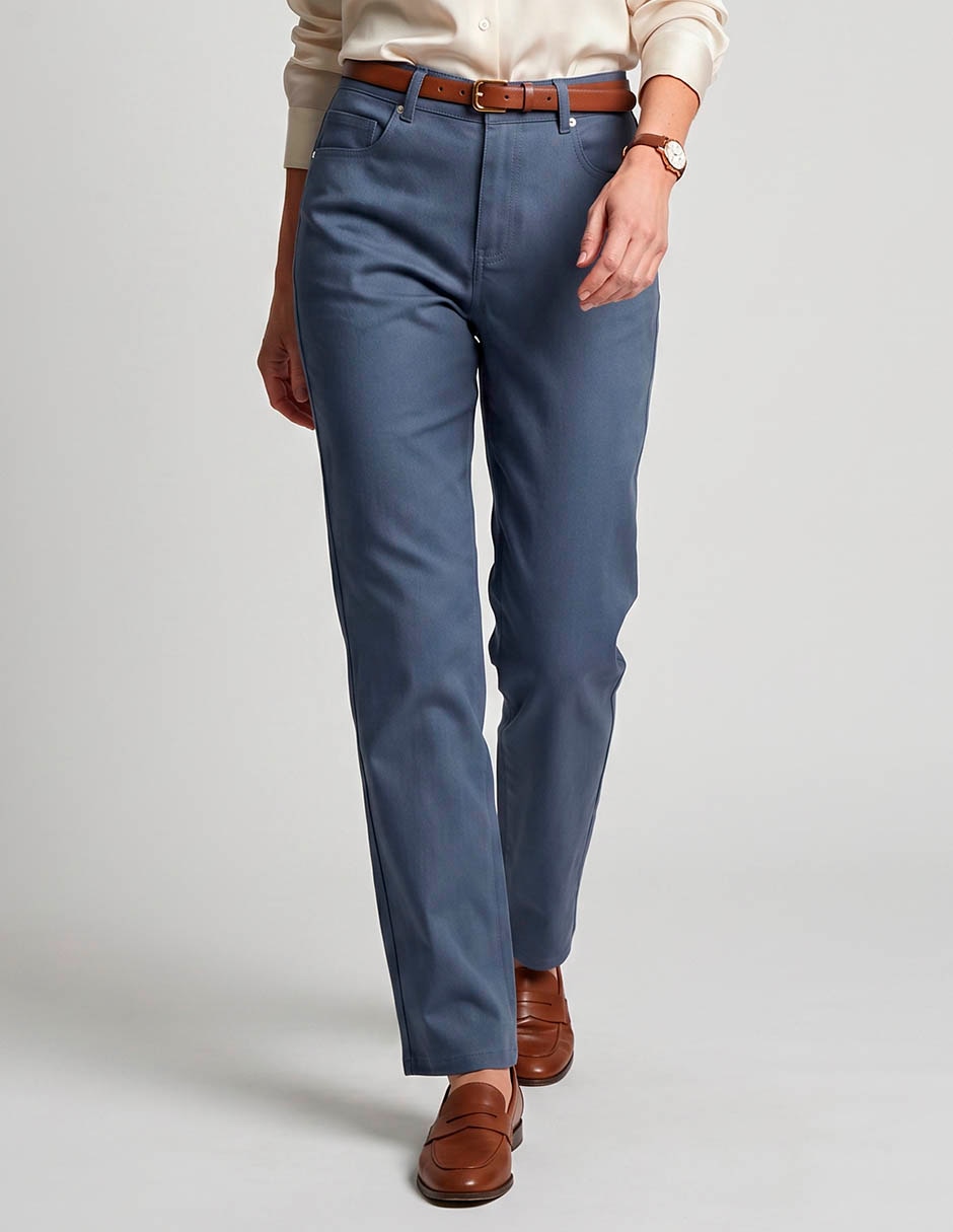 Jeans chino straight para mujer Jeans chino straight para mujer