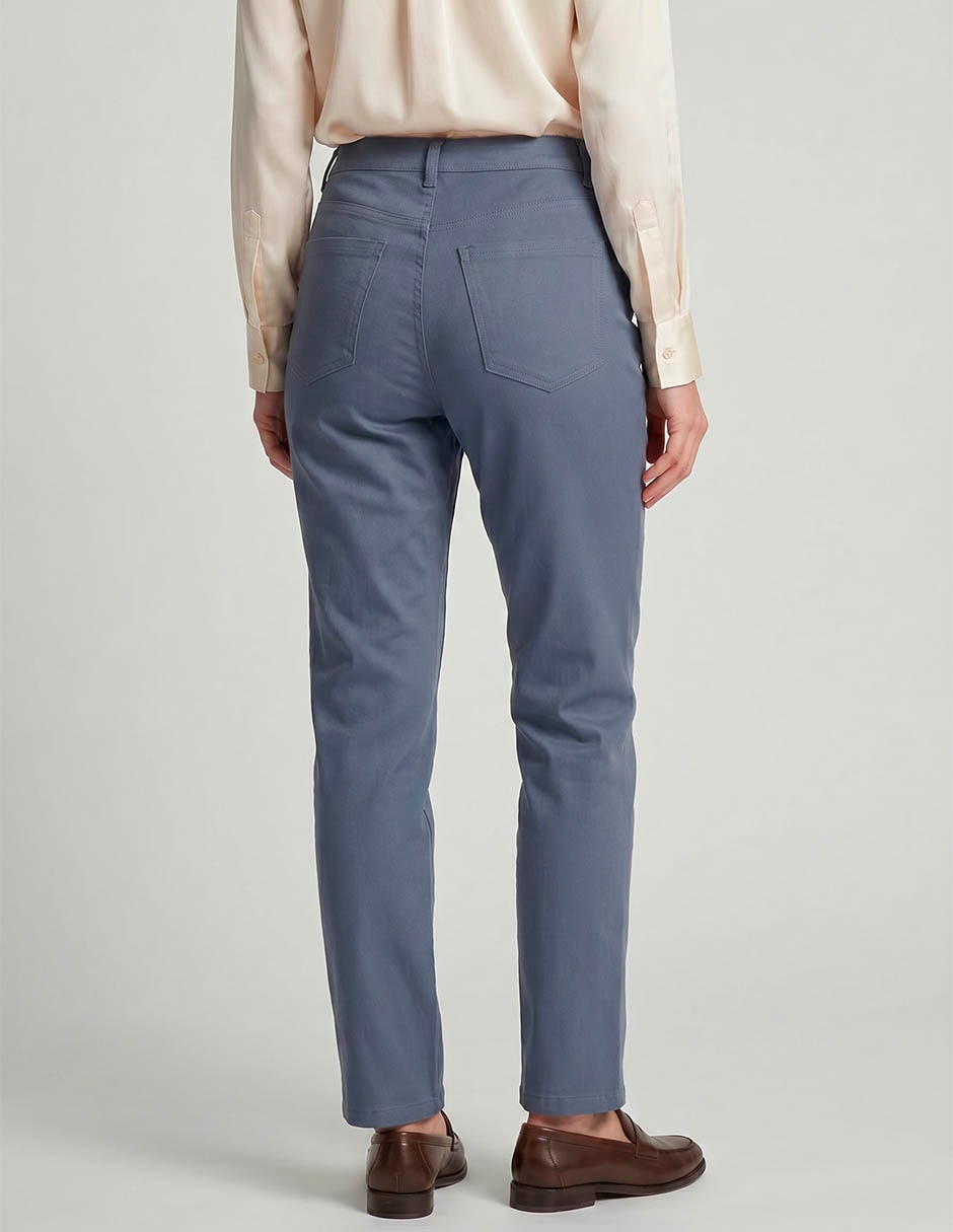 Jeans chino straight para mujer 3
