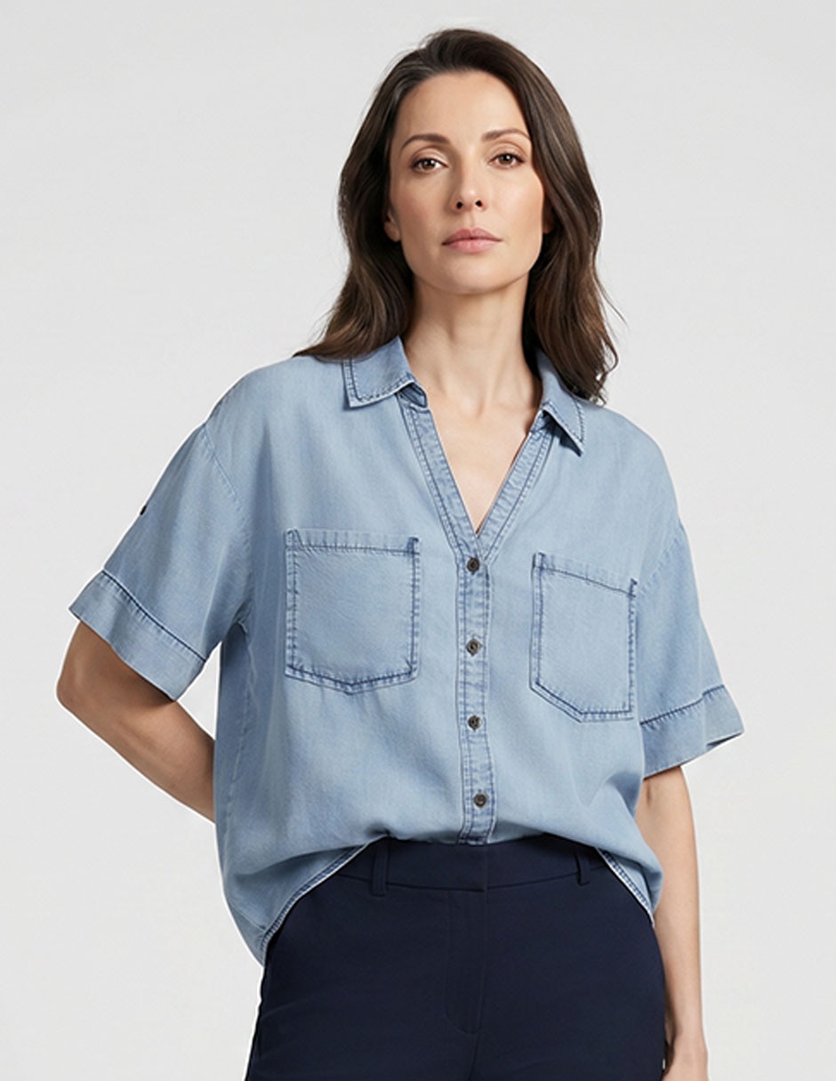 Blusa manga corta para mujer Blusa manga corta para mujer
