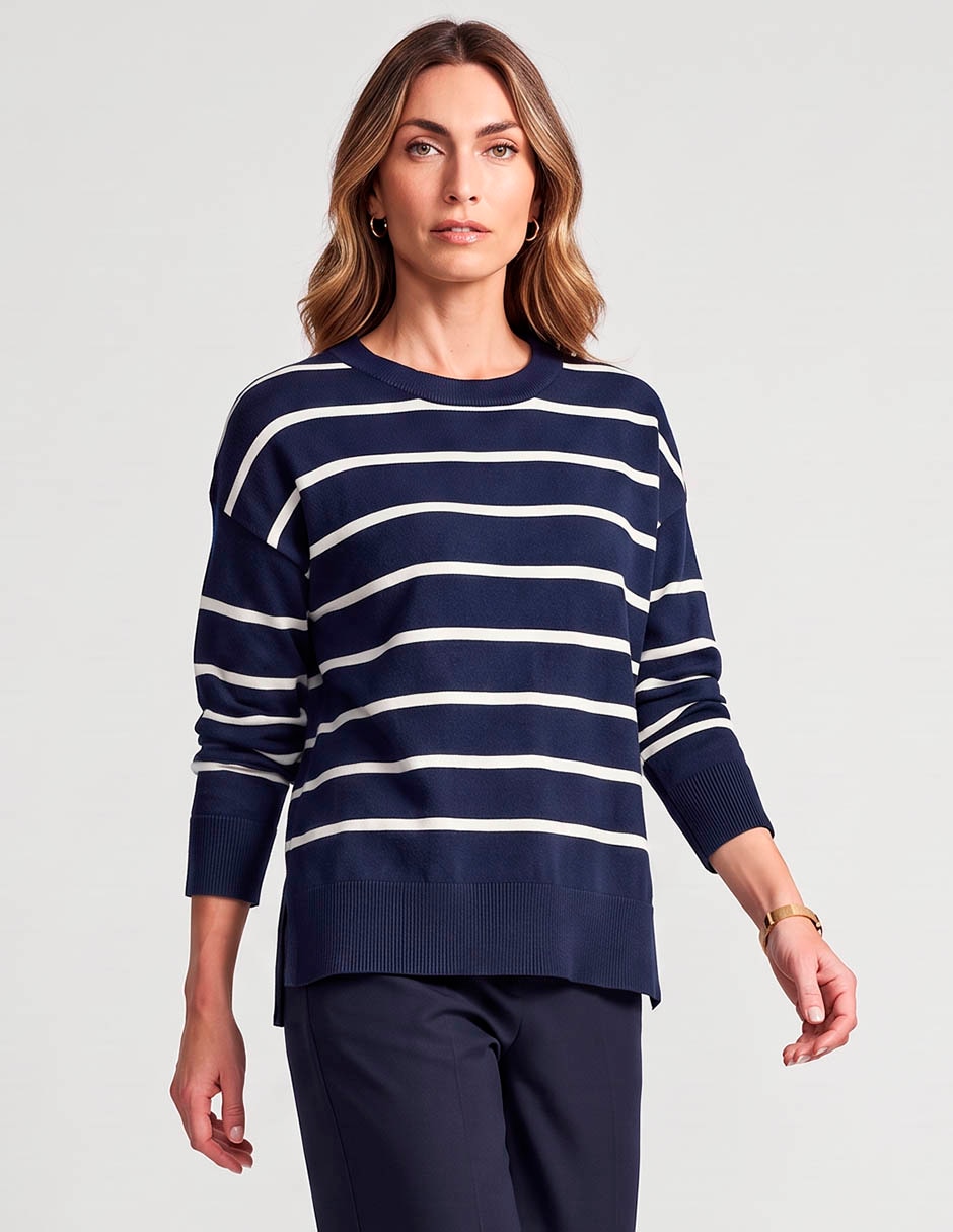 Suéter cuello redondo para mujer Suéter cuello redondo para mujer