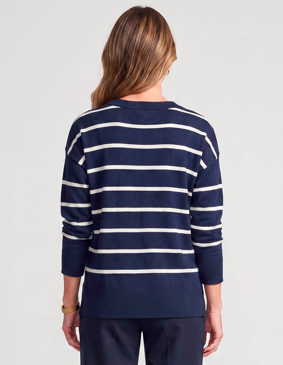Suéter cuello redondo para mujer 2