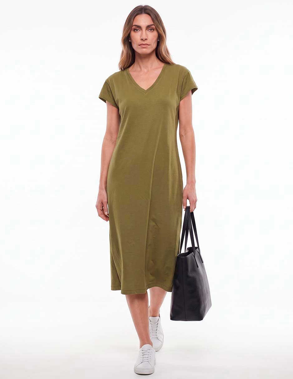 Vestido midi casual para mujer 4