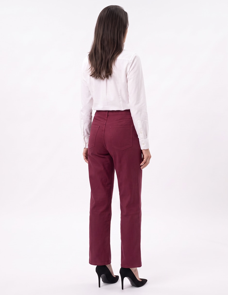 Jeans straight wide leg para mujer 2