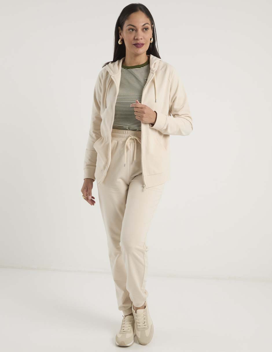 Sudadera con capucha y bolsa para mujer 4