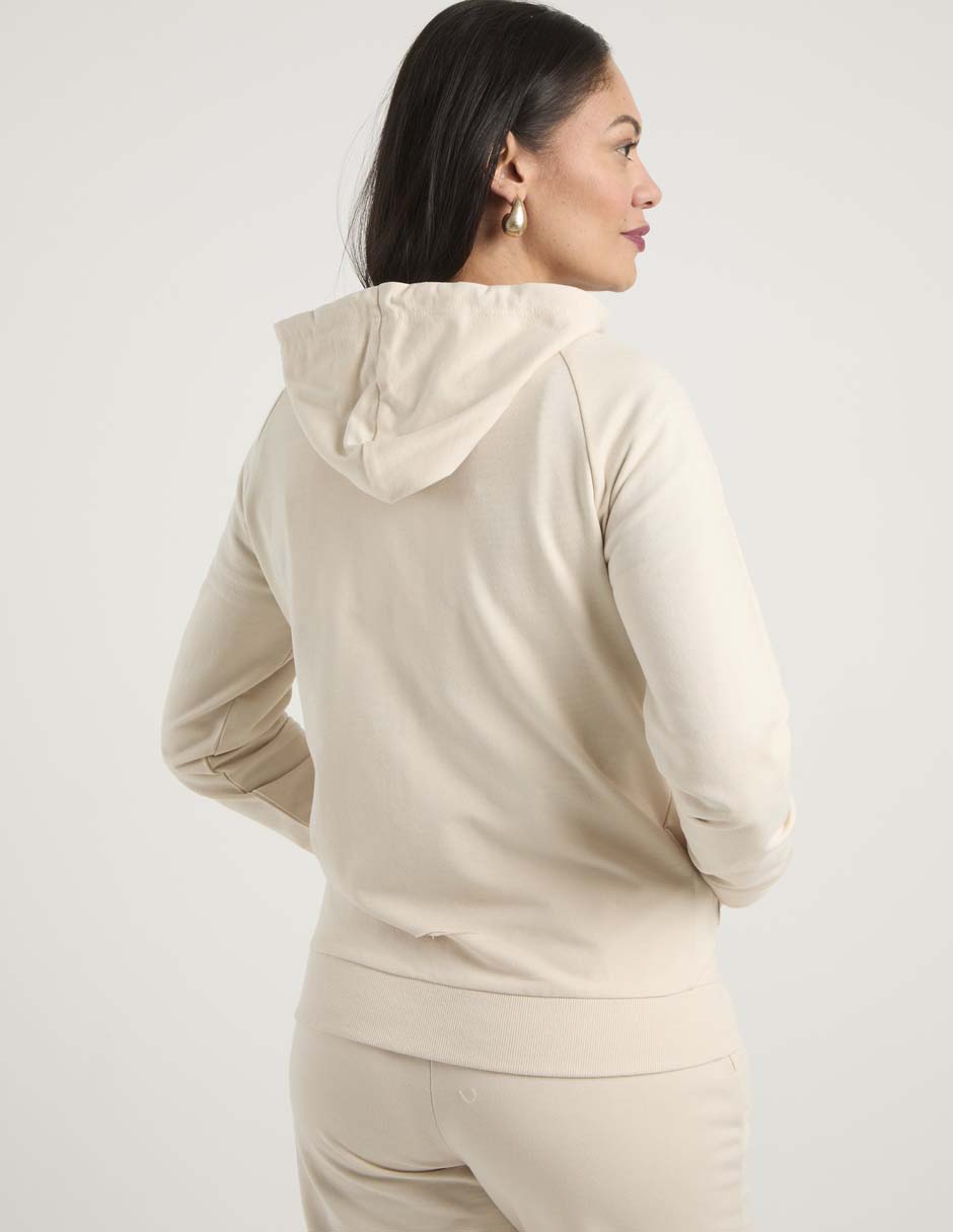 Sudadera con capucha y bolsa para mujer 6