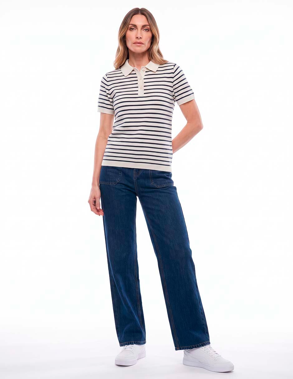Blusa manga corta para mujer 3