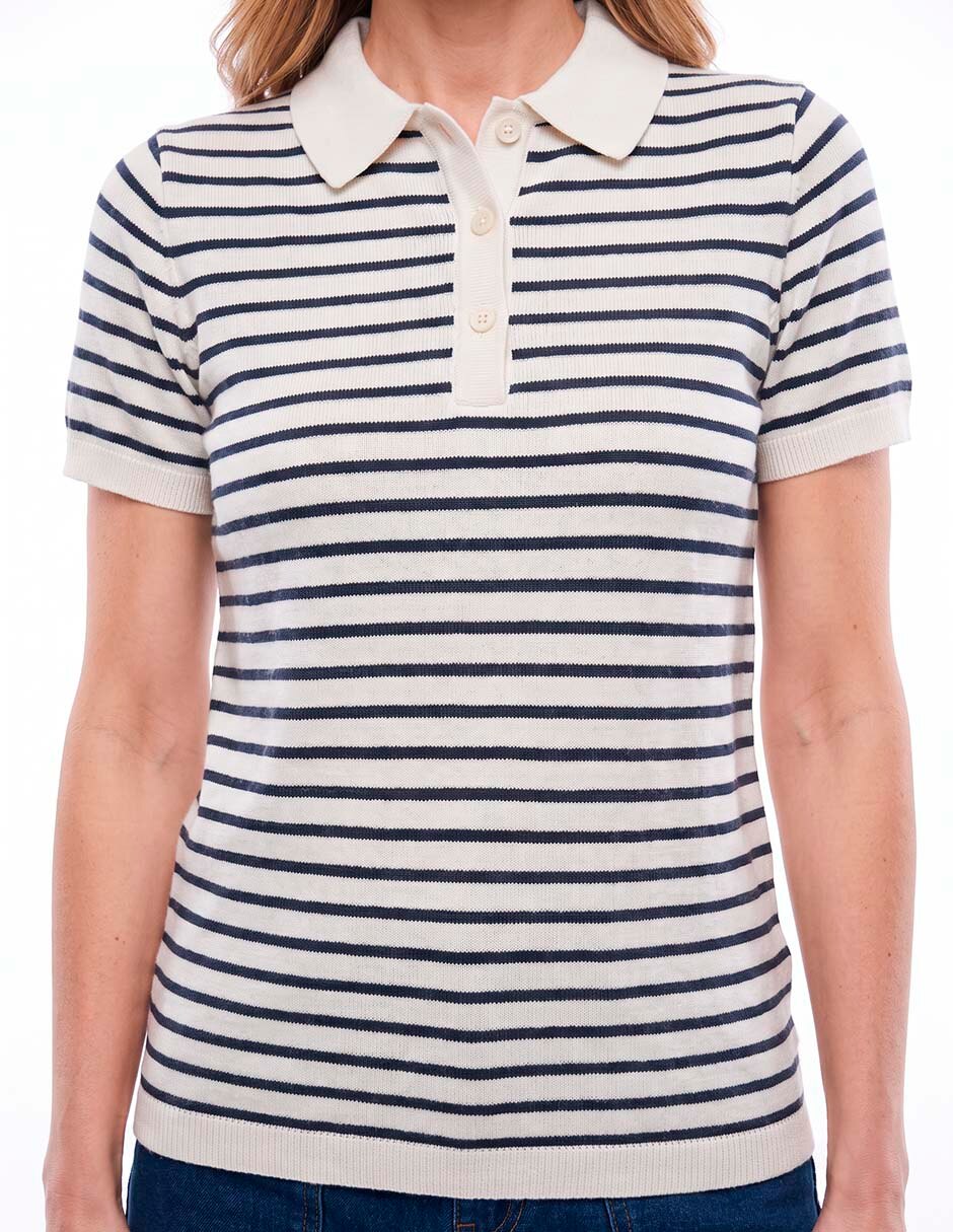 Blusa manga corta para mujer 4
