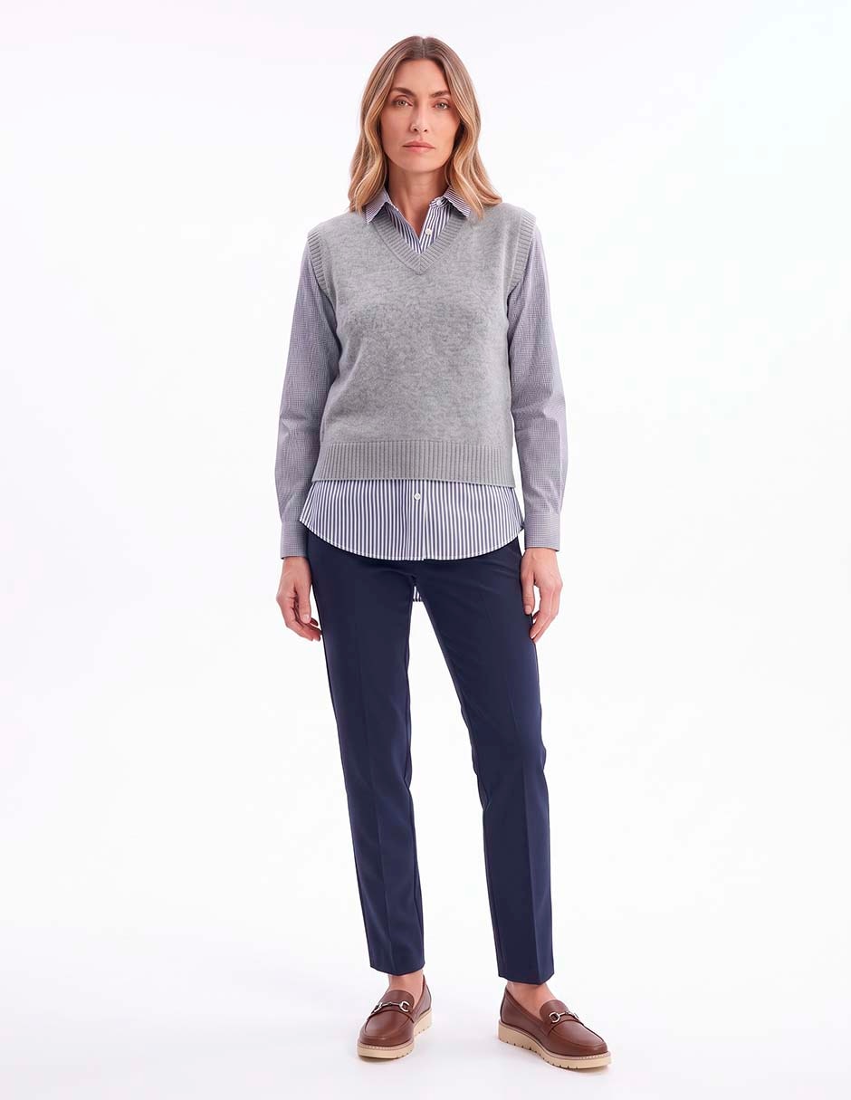 Blusa manga larga para mujer