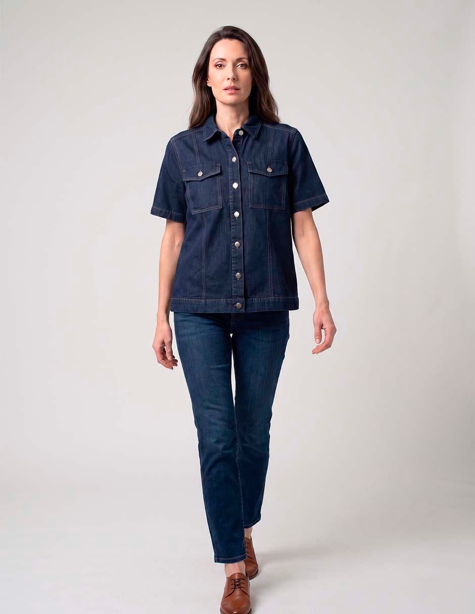 Blusa manga corta para mujer 3