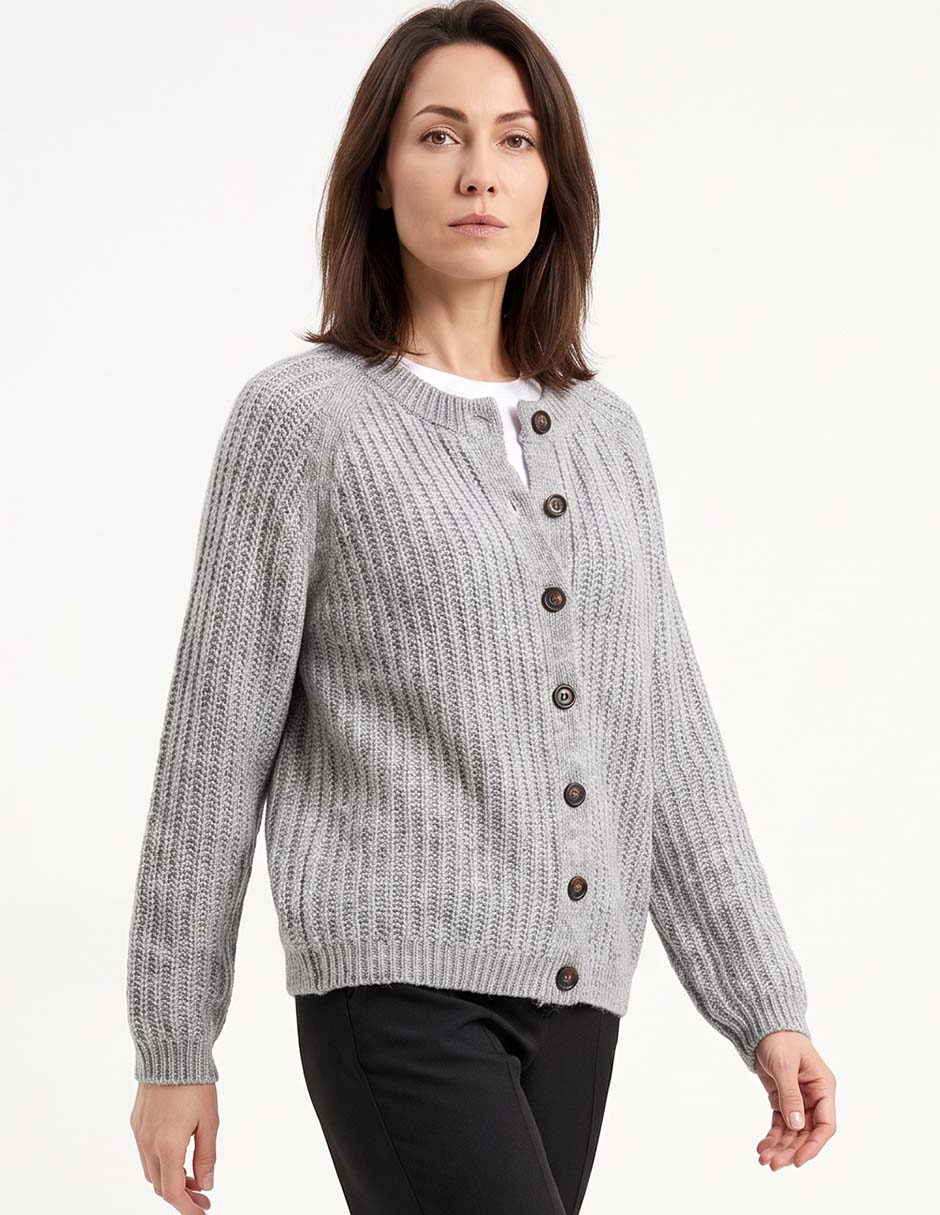 Suéter cuello redondo para mujer 1