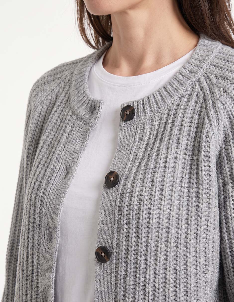 Suéter cuello redondo para mujer 4