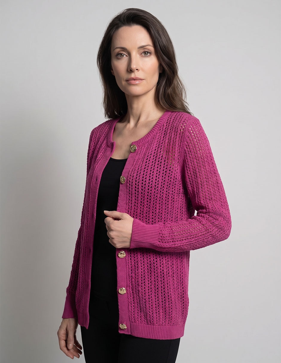 Suéter cuello redondo para mujer