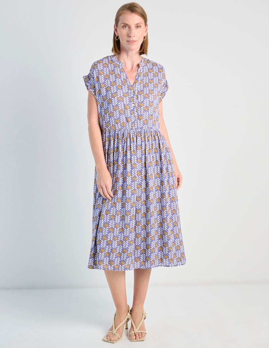 Vestido 3/4 casual para mujer