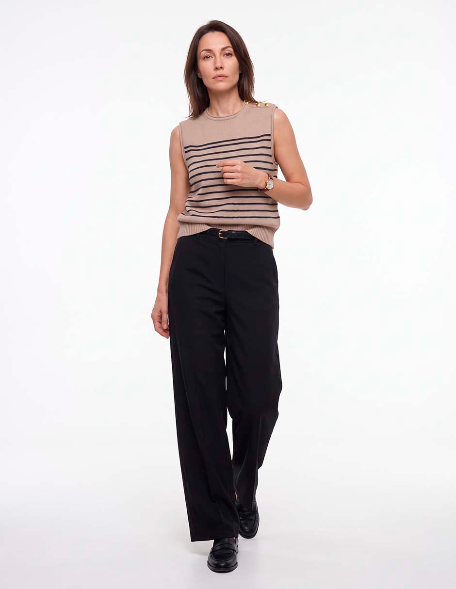 Blusa sin manga para mujer 3