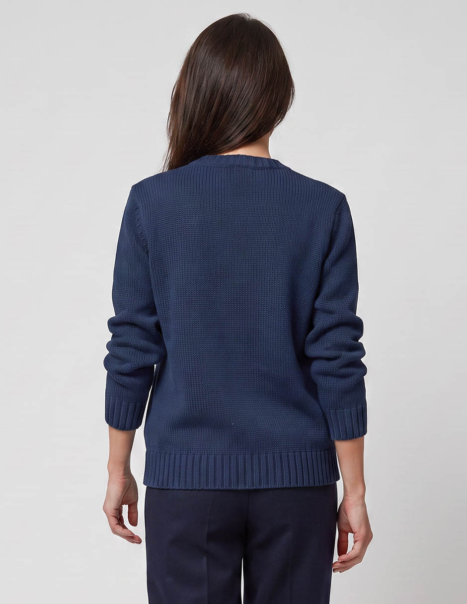 Suéter cuello redondo para mujer 2