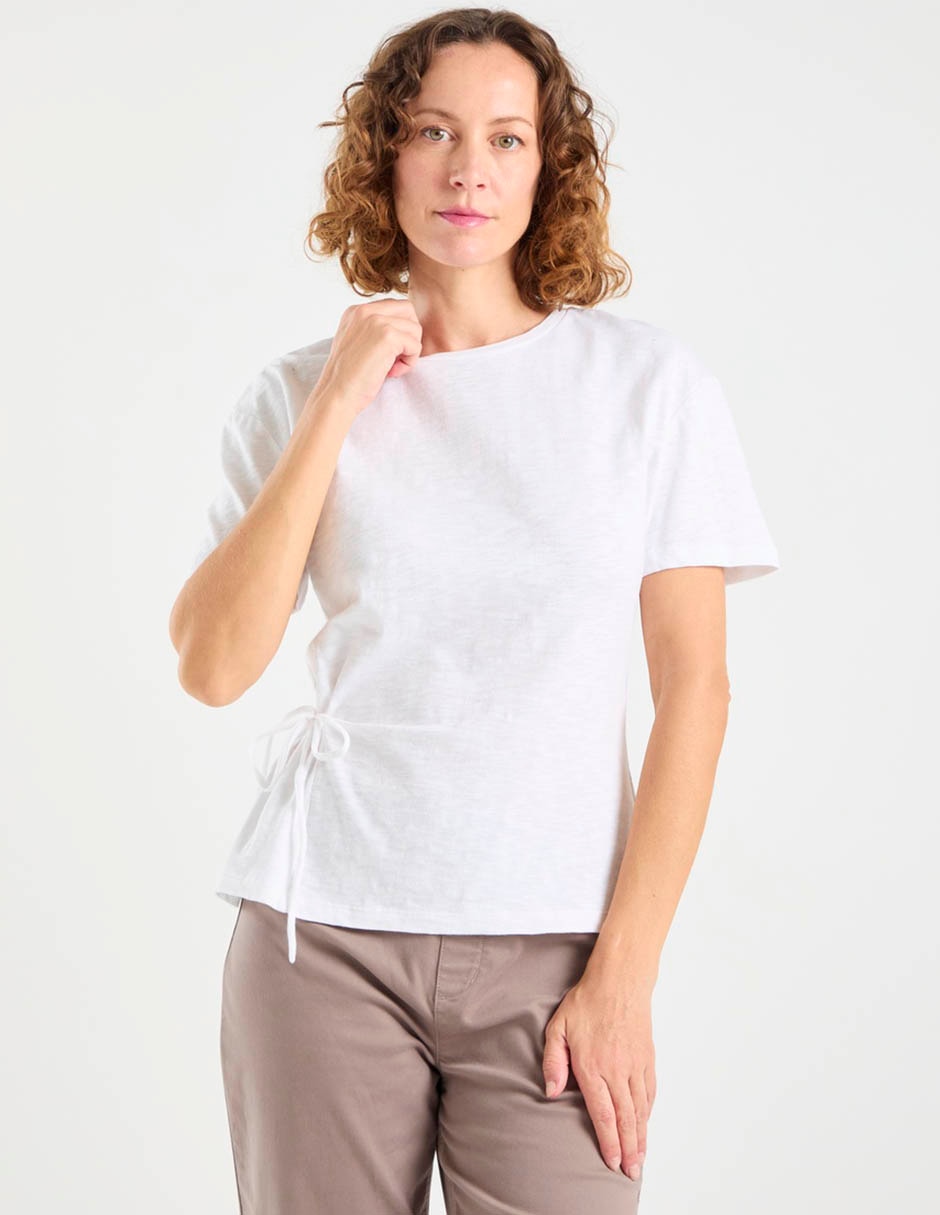 Playera manga corta cuello redondo mujer Playera manga corta cuello redondo mujer
