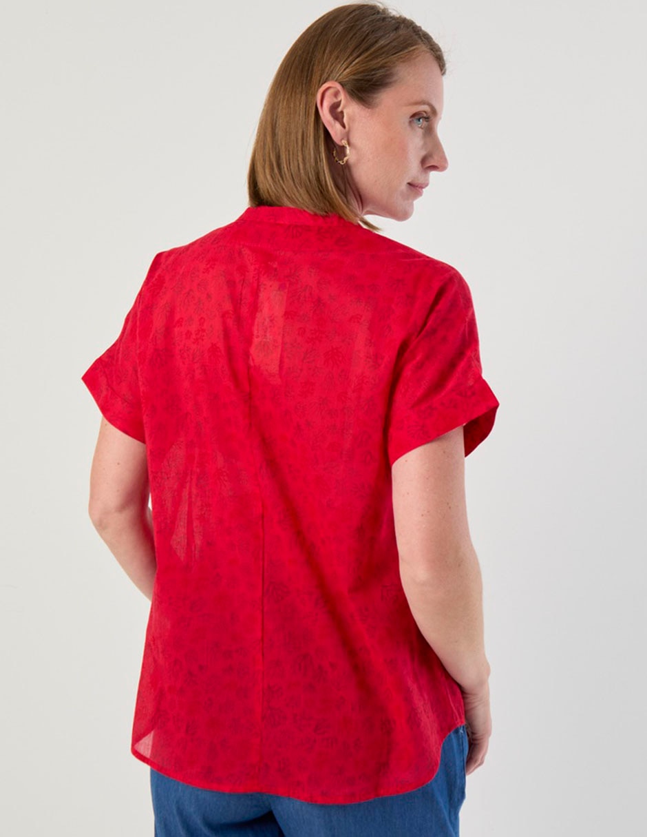 Blusa manga corta para mujer 2