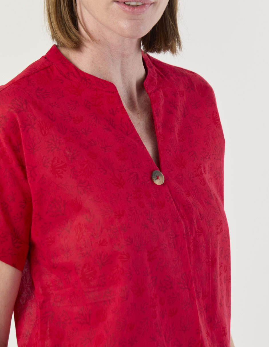 Blusa manga corta para mujer 3