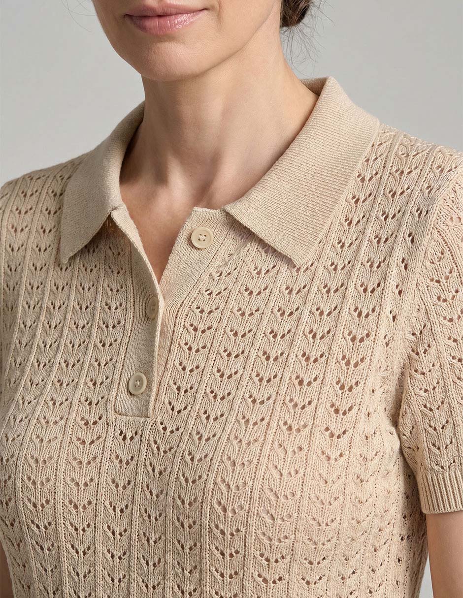 Playera tipo polo Weekend para mujer