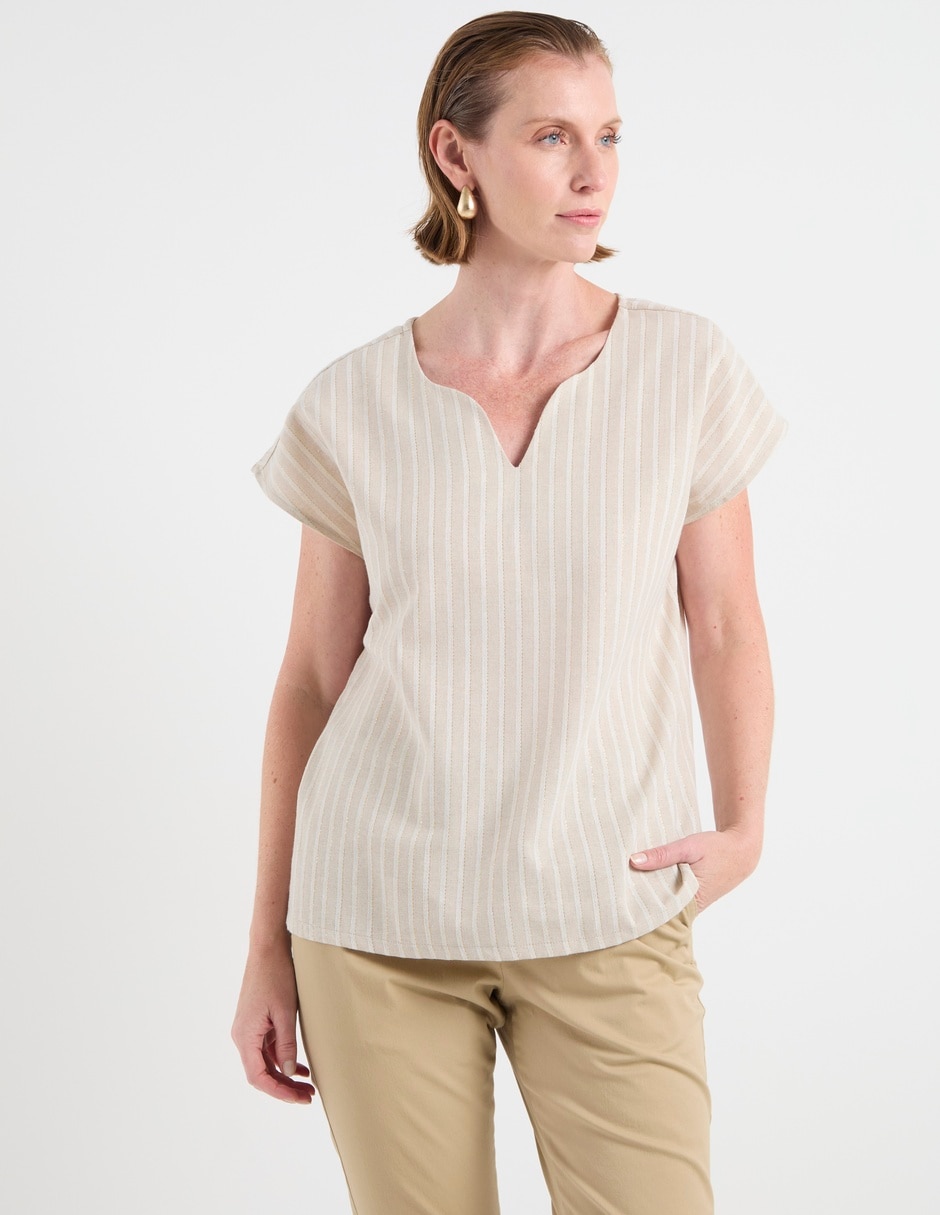 Blusa manga corta para mujer 1
