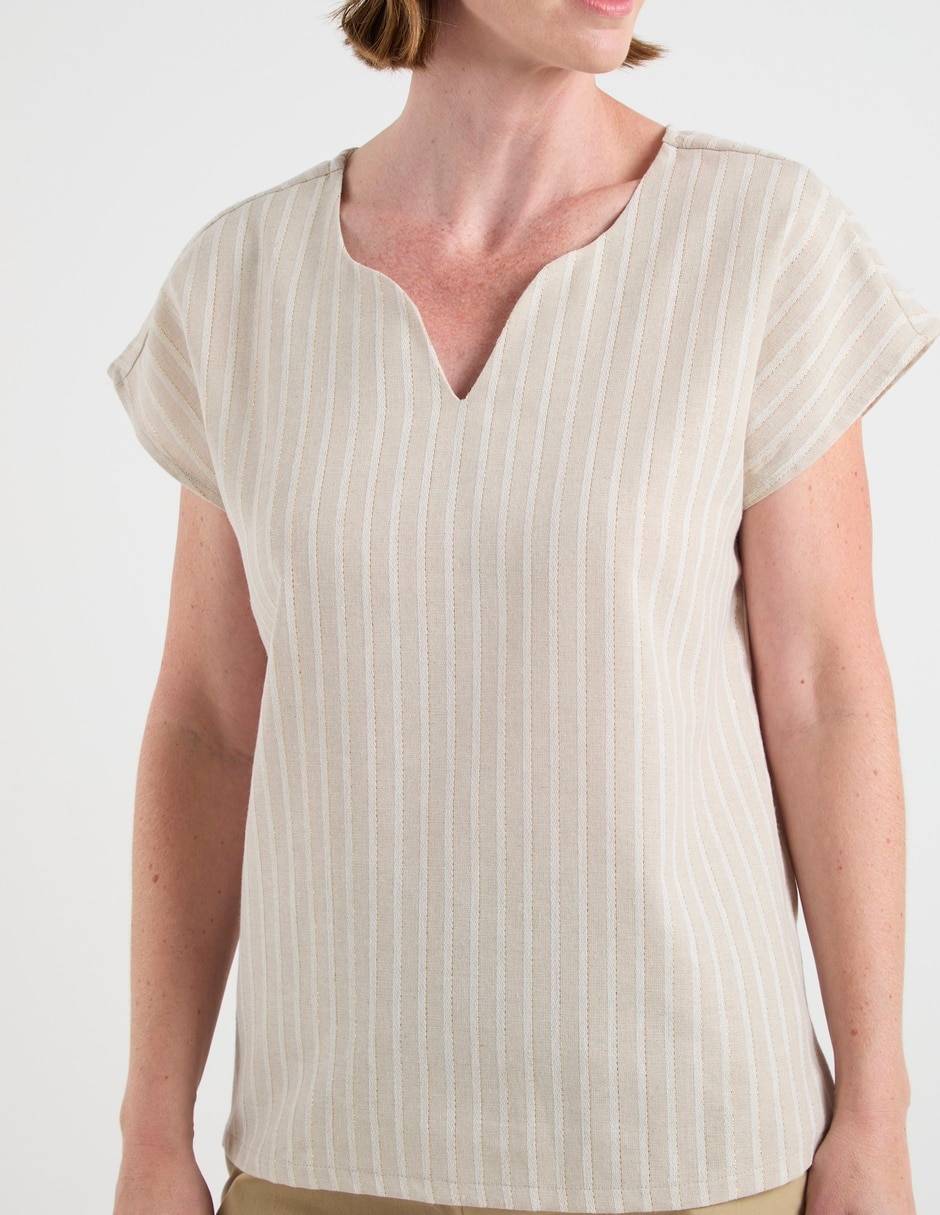 Blusa manga corta para mujer 10