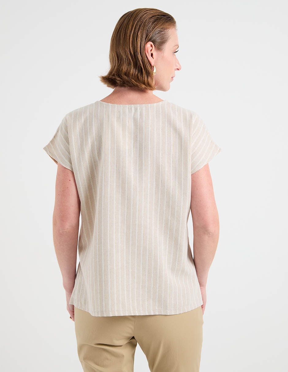 Blusa manga corta para mujer 11