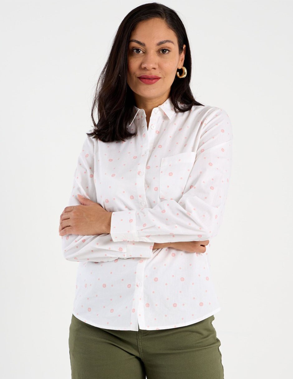 Blusa manga larga para mujer 1