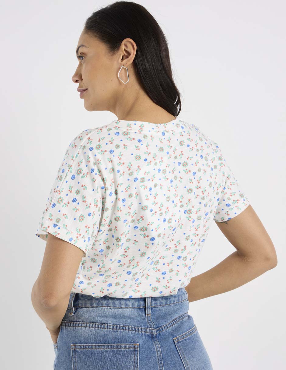 Blusa manga corta cuello v para mujer 6