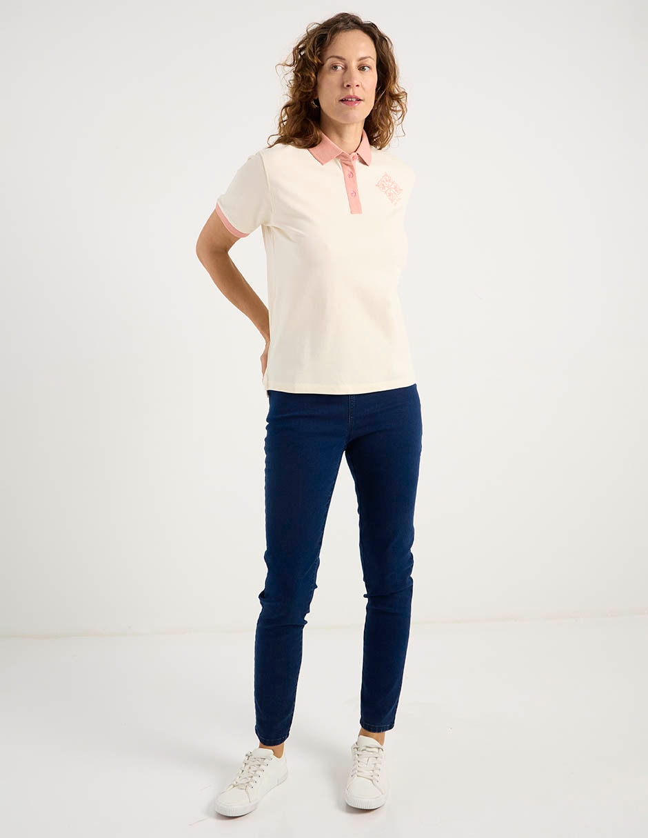 Playera tipo polo para mujer 8