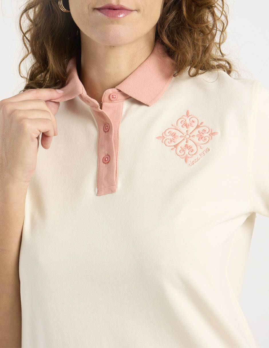 Playera tipo polo para mujer 9